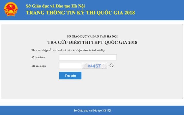 tra cuu diem thi thpt quoc gia 2019 o ha noi