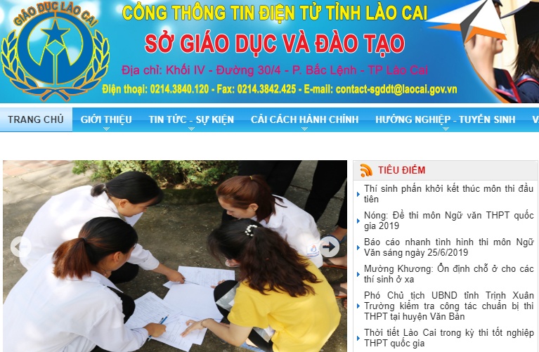 tra cuu diem thi thpt quoc gia 2019 tinh lao cai