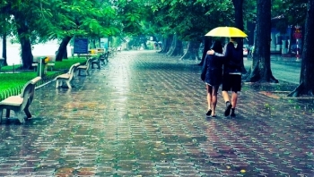 thoi tiet ha noi ngay mai 1311 khong khi lanh tran ve troi mua rao va ret