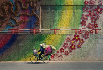 Ảnh xe đạp hoa Hà Nội đoạt giải cuộc thi ảnh quốc tế