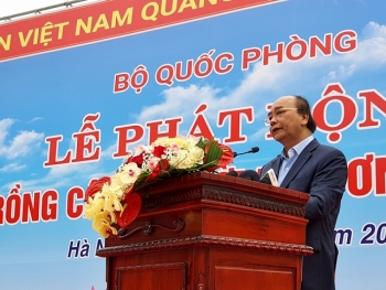 Chủ tịch nước Nguyễn Xuân Phúc dự lễ phát động trồng cây tại di tích K9-Đá Chông
