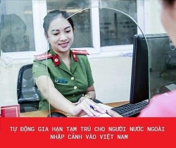 Thông báo tự động gia hạn tạm trú cho người nước ngoài nhập cảnh vào Việt Nam