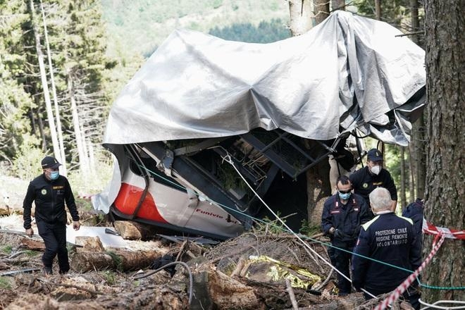 Vụ tai nạn cáp treo khiến 14 người tử vong tại Italy