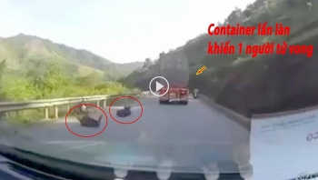 container di lan lan gay tai nan kinh hoang khien 2 nguoi thuong vong