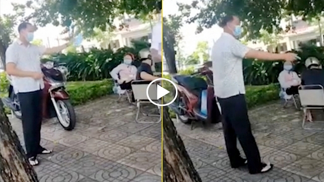 Vi phạm phòng dịch, người đàn ông xé biên bản rồi phản ứng "khó tin"