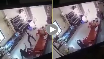Lộ clip nam thanh niên hành hung phụ nữ dã man ở Hà Nội