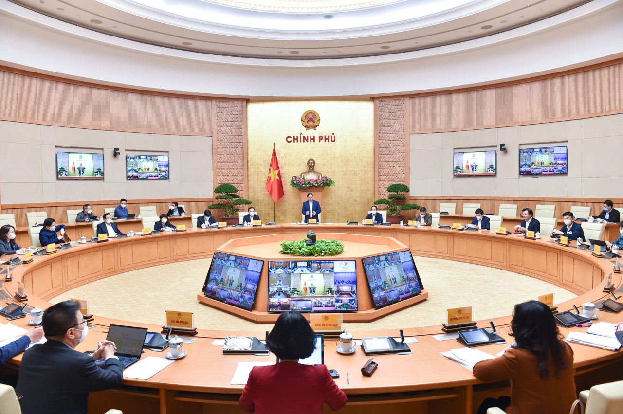 Thủ tướng Phạm Minh Chính chủ trì cuộc họp Ban Chỉ đạo Quốc gia phòng chống dịch COVID-19