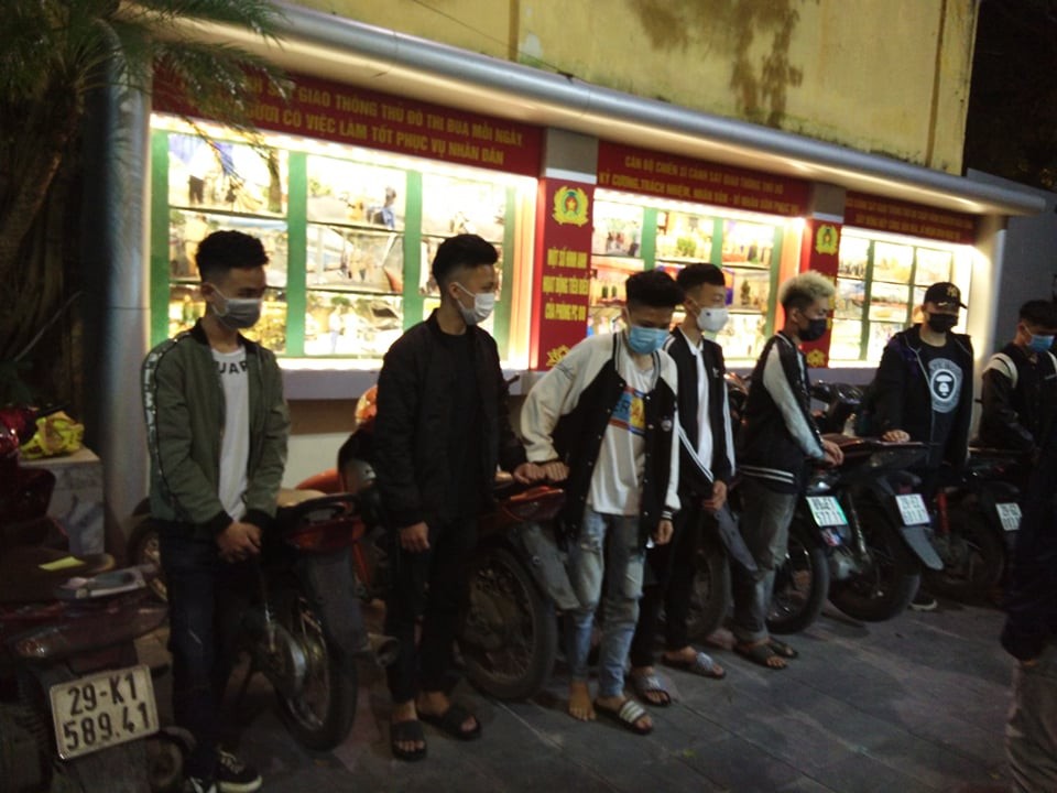 Vây bắt hơn 40 đối tượng đua xe náo loạn đường phố Hà Nội