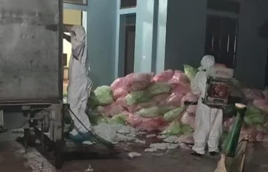 ha noi phat hien doi tuong thu gom hon 600kg khau trang y te da qua su dung