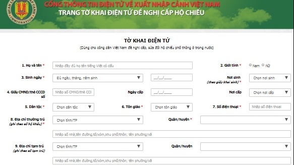 Hướng dẫn cách làm hộ chiếu online đơn giản nhất