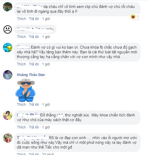 cu dan mang phan no tan cong facebook nguoi chong trong clip danh vo da man
