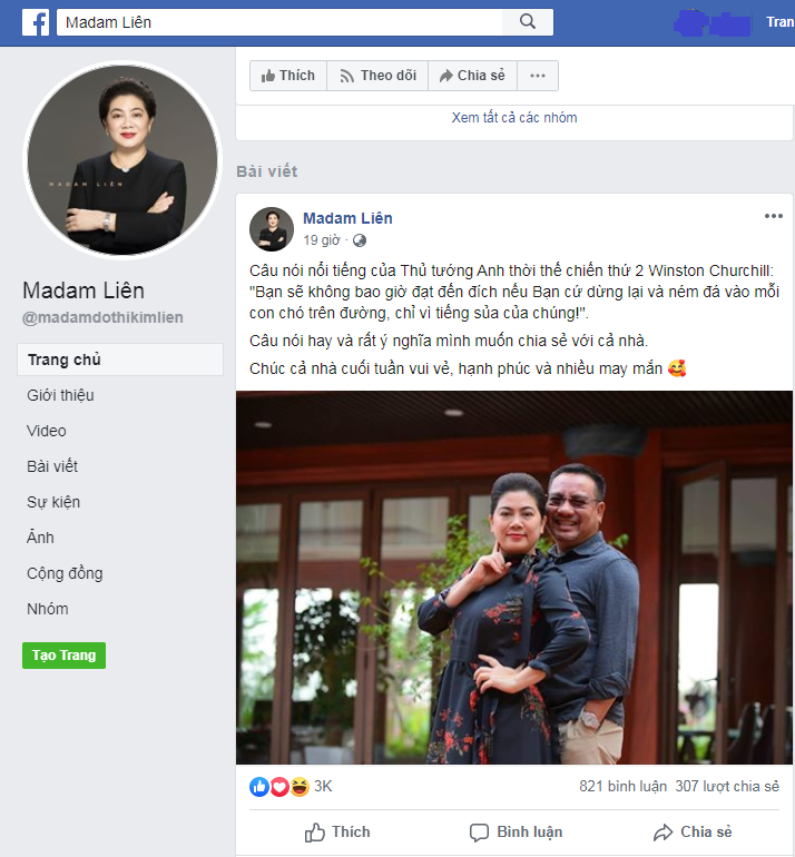 madam lien dang facebook cho sua tren duong shark lien bi dan mang nem da