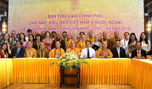 Chính phủ luôn quan tâm đến đời sống sinh hoạt tâm linh của phật tử Việt Nam ở nước ngoài