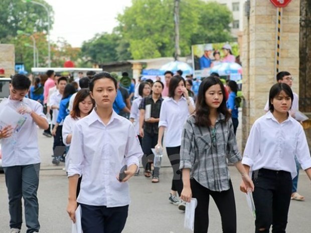 Thí sinh bắt đầu thử đăng ký dự thi tốt nghiệp THPT trực tuyến  | Giáo dục | Vietnam+ (VietnamPlus)