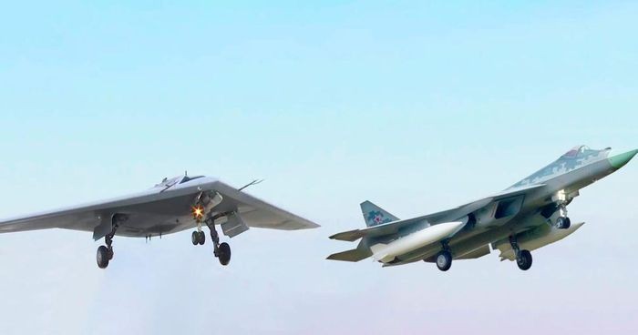 Báo chí nhận định UAV tàng hình Okhotnik Nga có thể 