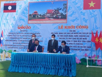 Khởi công dự án nâng cấp Khu lưu niệm Chủ tịch Hồ Chí Minh tại Lào