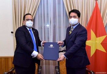 Tiếp nhận bản sao Thư ủy nhiệm bổ nhiệm Đại sứ Cộng hòa Dominica tại Việt Nam