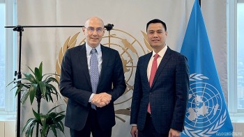 Đại sứ Đặng Hoàng Giang làm việc với Phó Tổng thư ký Liên hợp quốc