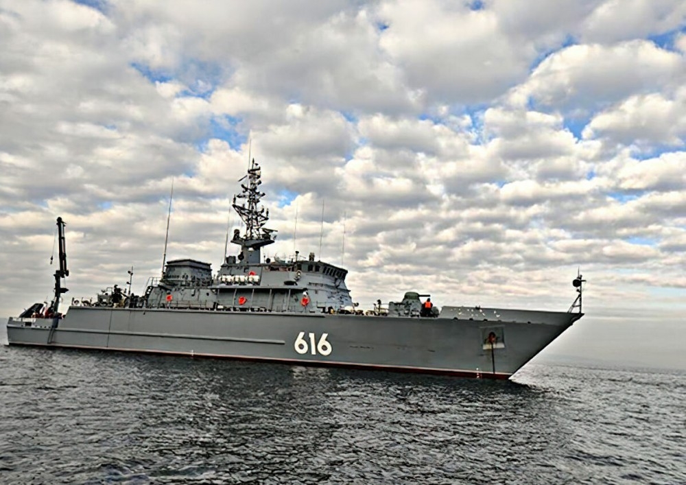 Hạm đội Thái Bình Dương của Nga đưa tàu quét mìn và tàu hộ tống tập trận ở Biển Nhật Bản