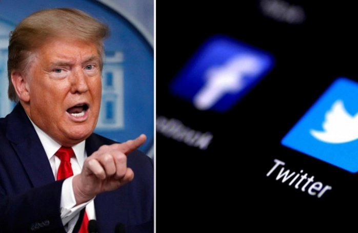 Ông Trump kêu gọi tẩy chay Twitter và Facebook sau 