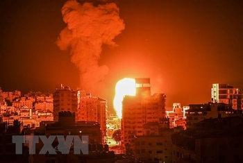 Israel xác nhận không kích các cơ sở quân sự ở Dải Gaza