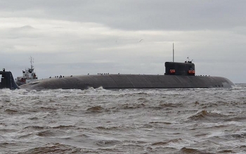 Nga hạ thủy tàu ngầm hạt nhân khổng lồ được trang bị 6 ngư lôi Poseidon