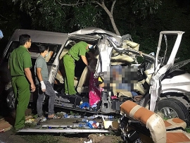 vu tai nan 8 nguoi chet o binh thuan cua bi ket phai dung may cay va han gio da de pha