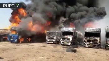 Video: 6 xe nhiên liệu của Iran lại bốc cháy ngùn ngụt sau hàng loạt vụ nổ bí ẩn