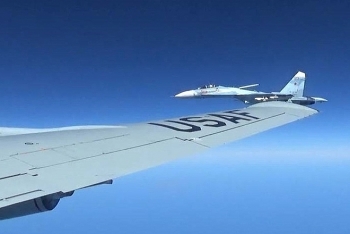 Máy bay Nga xuất kích, truy đuổi trinh sát cơ Mỹ bay gần khu tập trận