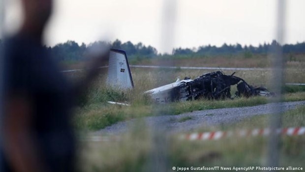 Rơi máy bay chở vận động viên ở Thụy Điển, 9 người thiệt mạng