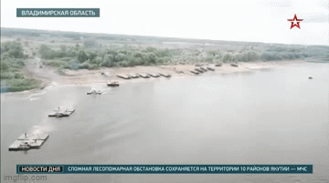 Hành trình vượt sông của dàn tên lửa hạt nhân Nga