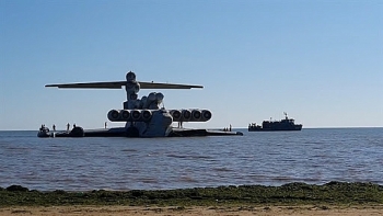 Video: "Quái vật biển" Ekranoplan phóng tên lửa diệt hạm, phô diễn uy lực kinh hoàng