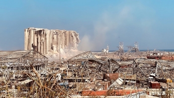 Hình ảnh đối lập trước và sau vụ nổ kinh hoàng ở Lebanon