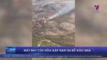 video hien truong may bay cuu hoa gap nan tai bo dao nha