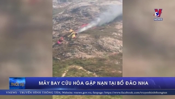 Video: Hiện trường máy bay cứu hỏa gặp nạn tại Bồ Đào Nha