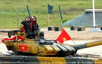 Vỡ òa khoảnh khắc đội tăng Việt Nam vô địch "Tank Biathlon" tại Army Games 2020
