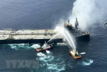 Sri Lanka thông báo đã dập tắt hoàn toàn đám cháy trên tàu chở 2 triệu thùng dầu
