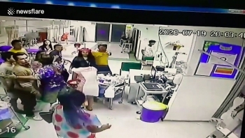 video duoc dua den cung mot benh vien sau tran hon chien 2 bang dang lai tiep tuc au da