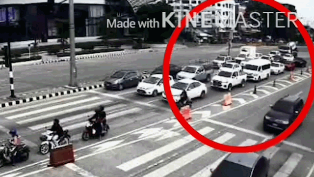 Camera giao thông: Xe bồn hỏng phanh đâm liên tiếp 9 ô tô đang dừng đèn đỏ