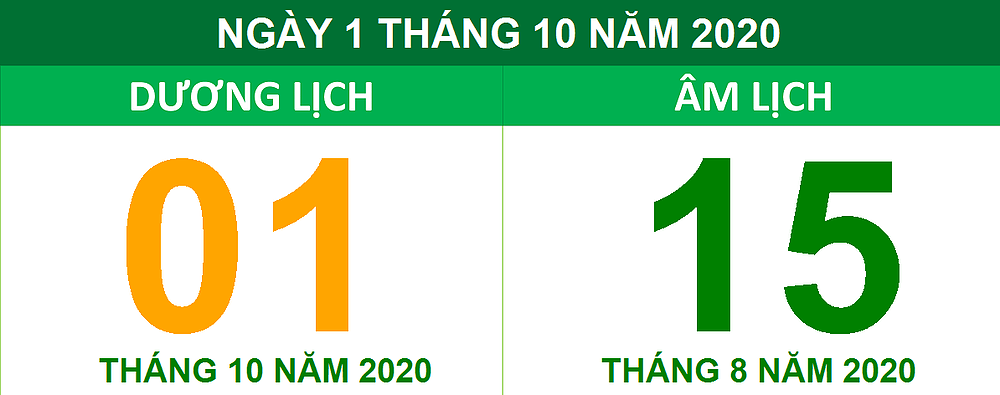 Tết trung thu 2020 là ngày nào?