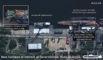 Lộ ngư lôi hạt nhân của hải quân Nga qua ảnh vệ tinh chụp quân cảng Severodvinsk?