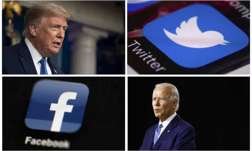Tài khoản mạng xã hội của Tổng thống Trump bỏ xa đối thủ Biden về lượt tương tác