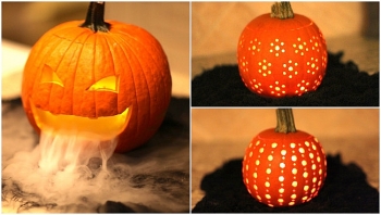 Mách bạn cách tỉa bí đỏ Halloween siêu đơn giản, dễ làm tại nhà