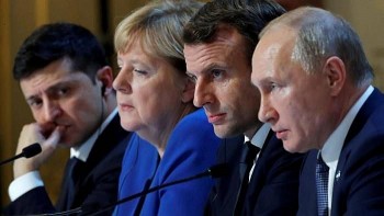 Tổng thống Putin bàn về thỏa thuận Minsk với các nhà lãnh đạo Pháp và Đức