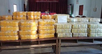 Cảnh sát Lào bắt giữ lượng ma túy lớn nhất trong lịch sử
