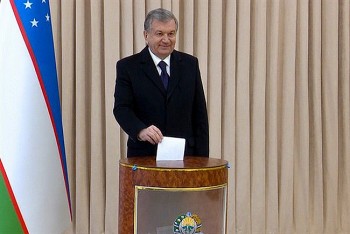 Uzbekistan chính thức công bố kết quả bầu cử tổng thống