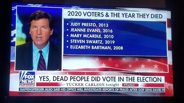 Fox News công bố danh sách người chết 