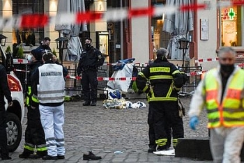 Thành phố Trier của Đức 'rung chuyển' vì một vụ đâm xe, 450 cảnh sát được huy động khẩn cấp