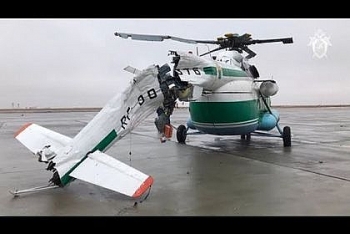 Trực thăng Mi-8 bất ngờ 