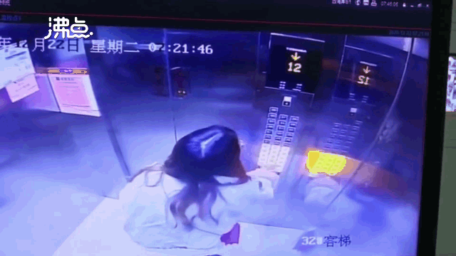 Video: Thang máy rơi tự do, cô gái thoát chết ngoạn mục